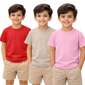 Plain cotton t-shirts for 4-5 Year age