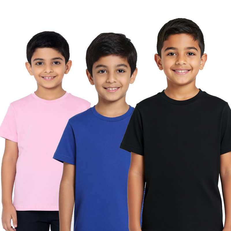 Plain cotton t-shirts for 6-7 Year age
